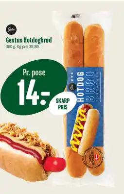 Min Købmand Gestus Hotdogbrød tilbud