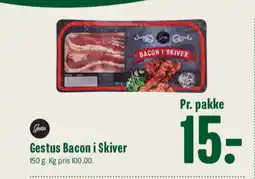 Min Købmand Gestus Bacon i Skiver tilbud