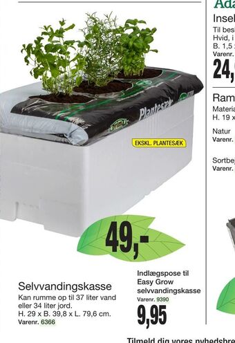 Harald Nyborg Indlægspose til Easy Grow selvvandingskasse tilbud