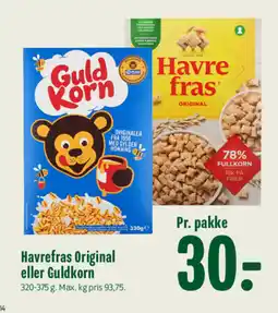 Min Købmand Havrefras Original eller Guldkorn tilbud