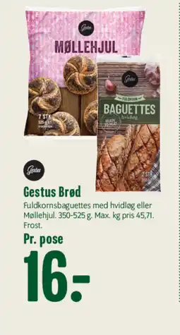 Min Købmand Gestus Brød tilbud