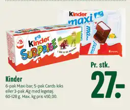 Min Købmand Kinder tilbud