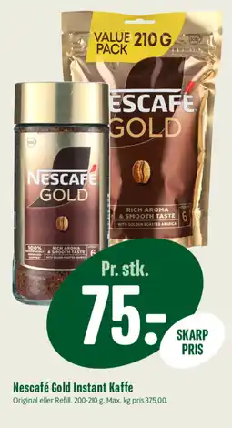 Min Købmand Nescafé Gold Instant Kaffe tilbud