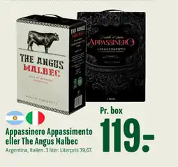 Min Købmand Appassinero Appassimento eller The Angus Malbec tilbud
