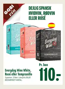 Min Købmand Everyday Wine White, Rosé eller Tempranillo tilbud