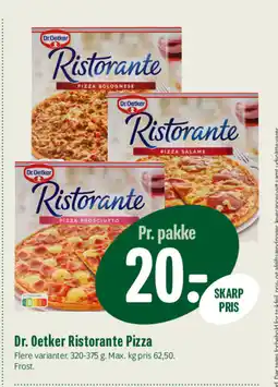 Min Købmand Dr. Oetker Ristorante Pizza tilbud