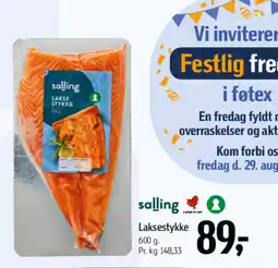 Føtex Salling Laksestykke tilbud