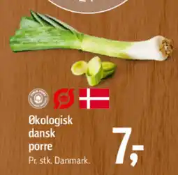 Føtex Økologisk dansk porre tilbud