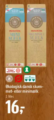 Føtex Økologisk dansk skum- met- eller minimælk tilbud