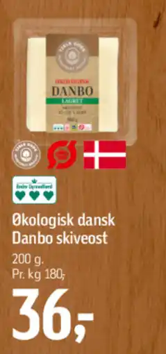Føtex Økologisk dansk Danbo skiveost tilbud