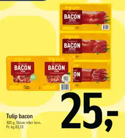 Føtex TULIP bacon tilbud