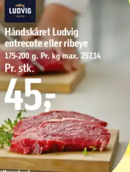 Føtex Håndskåret Ludvig entrecote eller ribeye tilbud