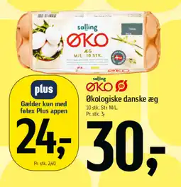 Føtex Økologiske danske æg tilbud