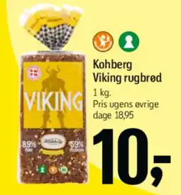 Føtex Kohberg Viking rugbrød tilbud