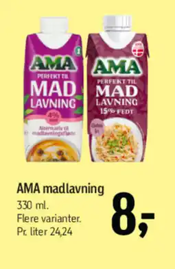 Føtex AMA madlavning tilbud