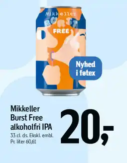 Føtex Mikkeller Burst Free alkoholfri IPA tilbud