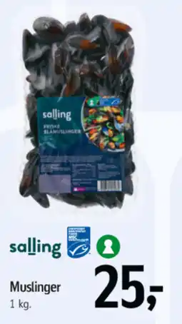 Føtex Salling Muslinger tilbud