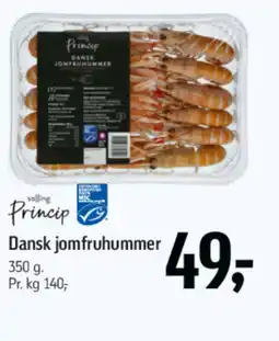 Føtex Salling Princip Dansk jomfruhummer tilbud