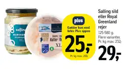 Føtex Salling sild eller Royal Greenland rejer tilbud