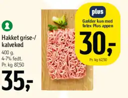 Føtex Hakket grise-/ kalvekød tilbud