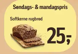 Føtex Softkerne rugbrød tilbud