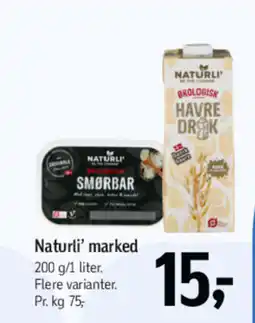 Føtex Naturli' marked tilbud