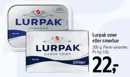 Føtex Lurpak smør eller smørbar tilbud