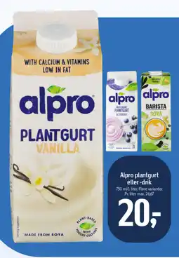Føtex Alpro plantgurt eller-drik tilbud