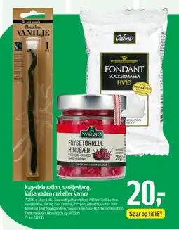 Føtex Kagedekoration, vaniljestang, Valsemøllen mel eller kerner tilbud