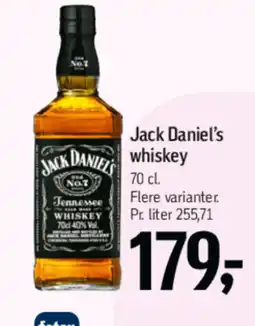 Føtex Jack Daniel's whiskey tilbud