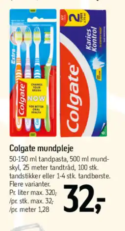 Føtex Colgate mundpleje tilbud