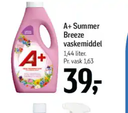 Føtex A+ Summer Breeze vaskemiddel tilbud