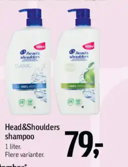Føtex Head&Shoulders shampoo tilbud