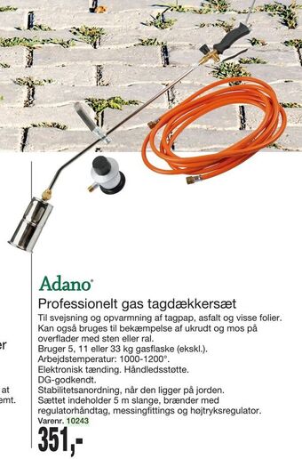Harald Nyborg Professionelt gas tagdækkersæt tilbud