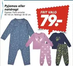 Bilka Pyjamas eller natdragt, DKK 79 tilbud