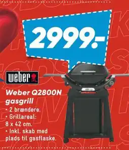 Bilka Weber Q2800N gasgrill, DKK 2999 tilbud