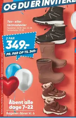 Bilka Tex- eller termostøvler, DKK 349 tilbud