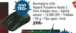 Bilka HyperX Pulsefire Haste 2 Core trådløs mus, DKK 299 tilbud