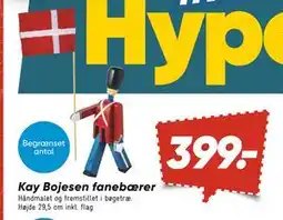 Bilka Kay Bojesen fanebærer, DKK 399 tilbud