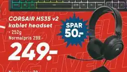 Bilka CORSAIR HS35 v2 kablet headset, DKK 249 tilbud