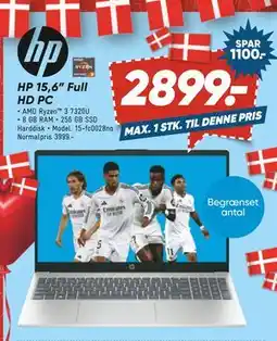 Bilka HP 15,6” Full HD PC, DKK 2899 tilbud