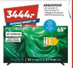 Bilka PROSONIC 65QUG9025, DKK 3444 tilbud