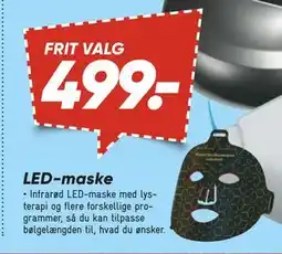 Bilka LED-maske, DKK 499 tilbud