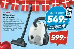 Bilka Støvsuger med pose, DKK 599, App-pris tilbud