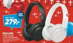 Bilka Philips trådløse on-ear høretelefoner, DKK 279 tilbud