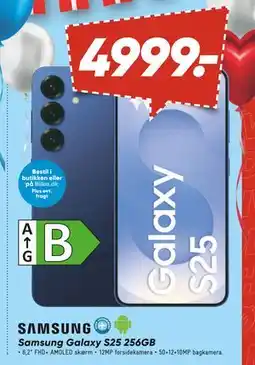 Bilka Samsung Galaxy S25 256GB, DKK 4999 tilbud