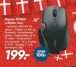 Bilka Rapoo MT560 trådløs mus, DKK 199 tilbud