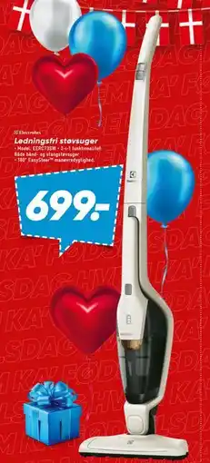 Bilka Ledningsfri støvsuger, DKK 699 tilbud
