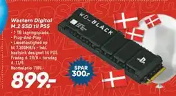 Bilka Western Digital M.2 SSD til PS5, DKK 899 tilbud