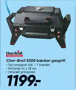 Bilka Char-Broil X200 bærbar gasgrill, DKK 1199 tilbud
